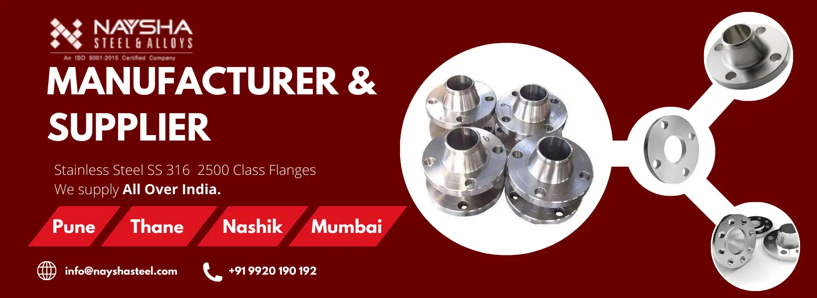 stainless steel 316 2500 class flanges banner